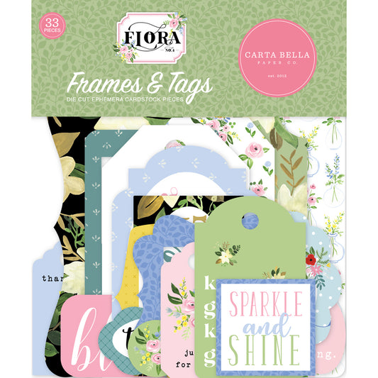 Flora No. 4 Ephemera - Frames & Tags