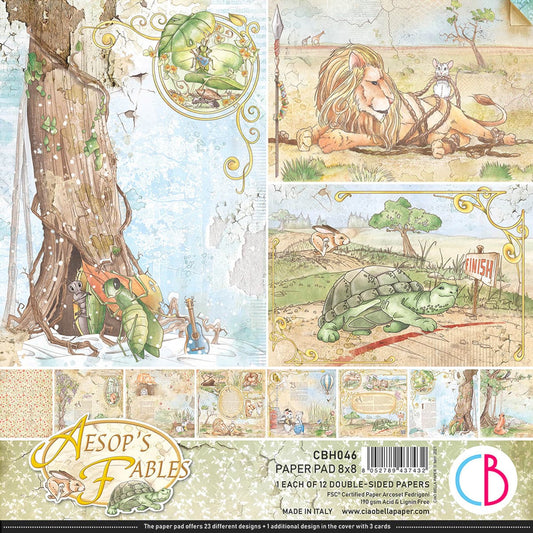 Ciao Bella 8x8 Paper Pack Aesop's Fables