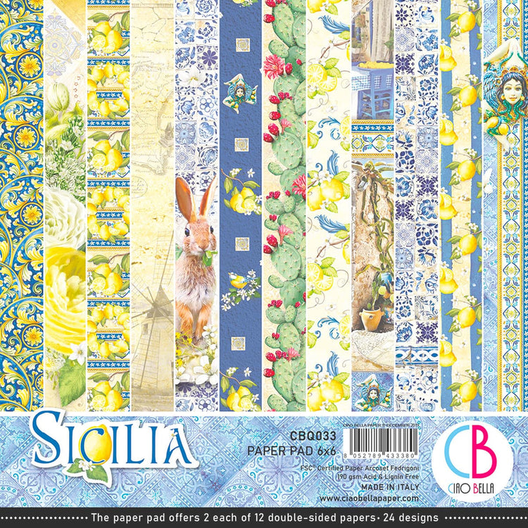 Ciao Bella 6x6 Paper Pack Sicilia