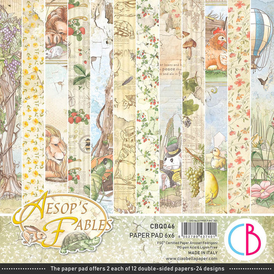Ciao Bella 6x6 Paper Pack Aesop's Fables