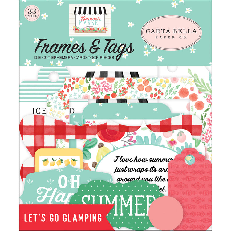 Summer Market Ephemera - Frames & Tags