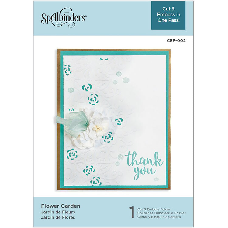 Spellbinders Flower Garden Cut and Emboss Folder