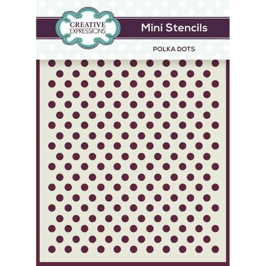 Mini Stencil - Polka Dots