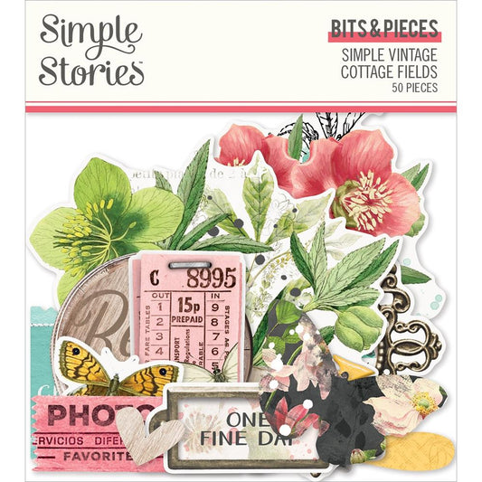 Simple Stories Simple Vintage Cottage Fields Ephemera Bits & Pieces