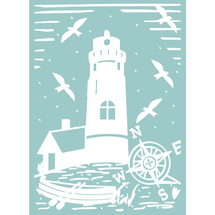 Couture Creations The Harmony Lighthouse 5x7 Embossing Folder