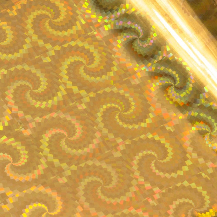 Couture Creations GoPress and Foil Gold Iridescent Spiral Pattern Foil