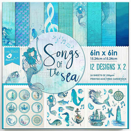 Little Birdie Songs Of The Sea 6x6 Paper Pack