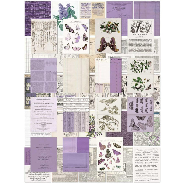 49 & Market Color Swatch Lavender Collage Sheets