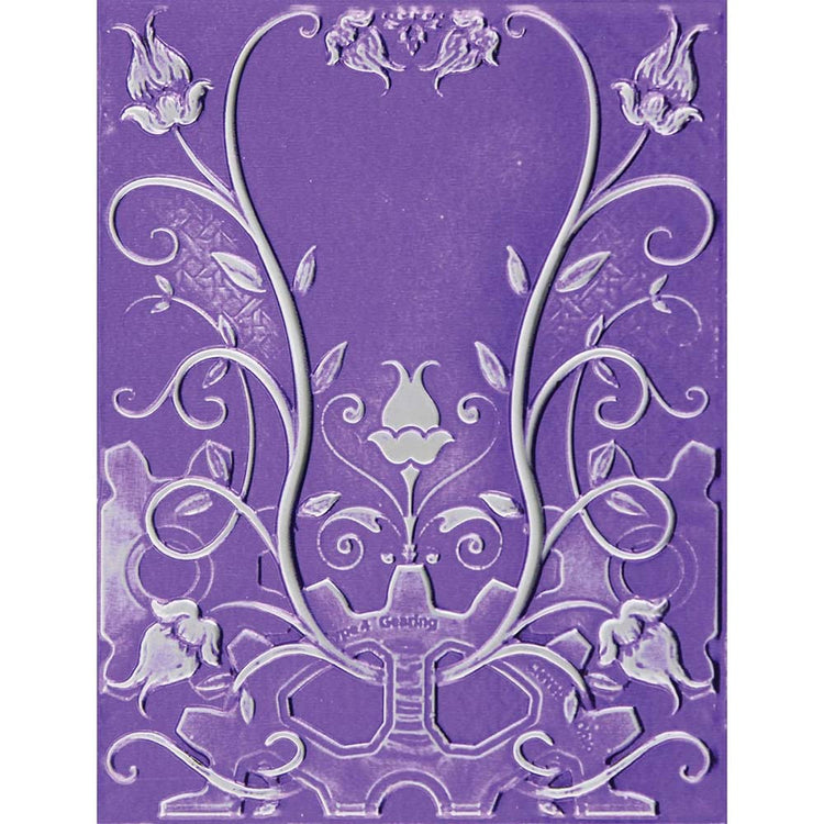 Spellbinders 3D M-Bossabilities Embossing Folder: Floral Jewel