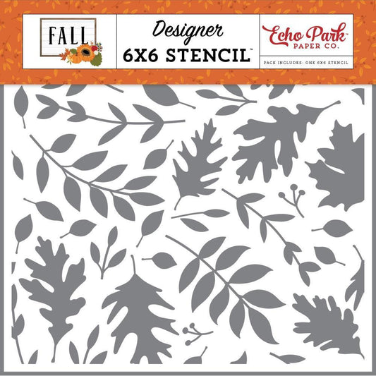 Fall 6x6 Stencil - Autumn Time