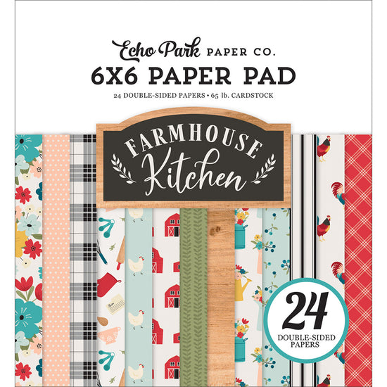 Echo Park Farmhouse Kitchen 6x6 Paper Pad