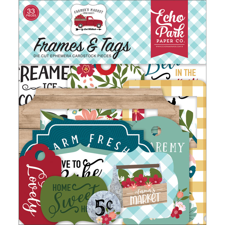 Farmer's Market Ephemera - Frames & Tags