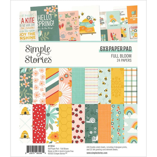 Simple Stories Full Bloom 6x8 Paper Pad