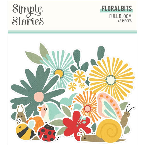 Simple Stories Full Bloom Ephemera Floral
