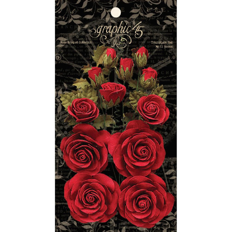 Rose Bouquet Triumphant Red