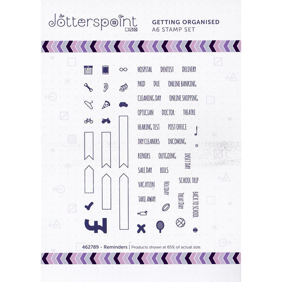 Jotterspoint Getting Organized Reminders Clear Stamps