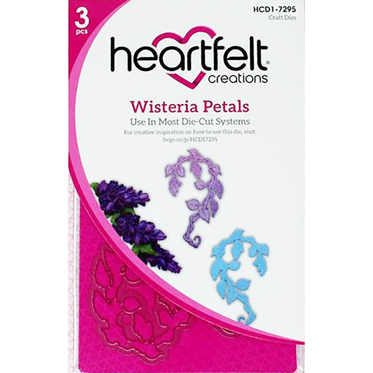 Heartfelt Creations Cascading Petals Cut & Emboss Dies: Wisteria Petals