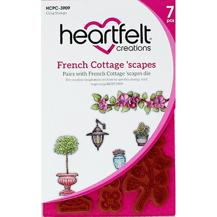 Heartfelt Creations French Cottage 'scapes Cling Rubber Stamps