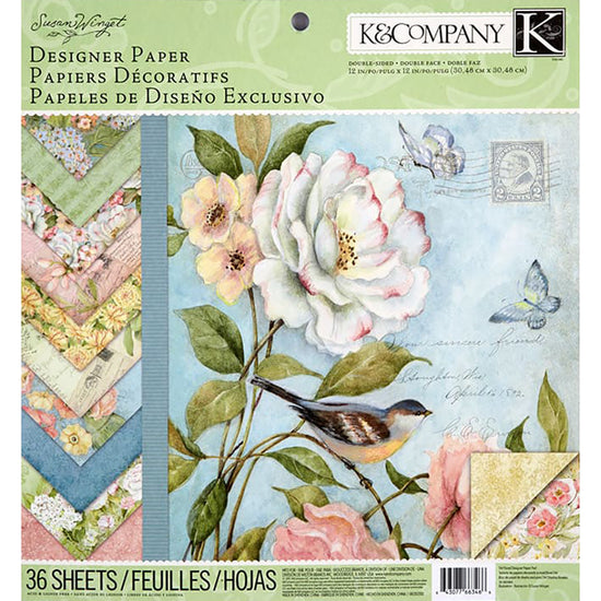 K & Company Susan Winget Botanical 12x12 Paper Pad