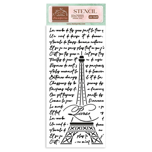 Stamperia Oh La La Stencil Tour Eiffel