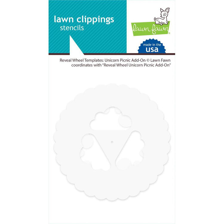 Lawn Fawn Reveal Wheel Unicorn Picnic Templates Lawn Clippings