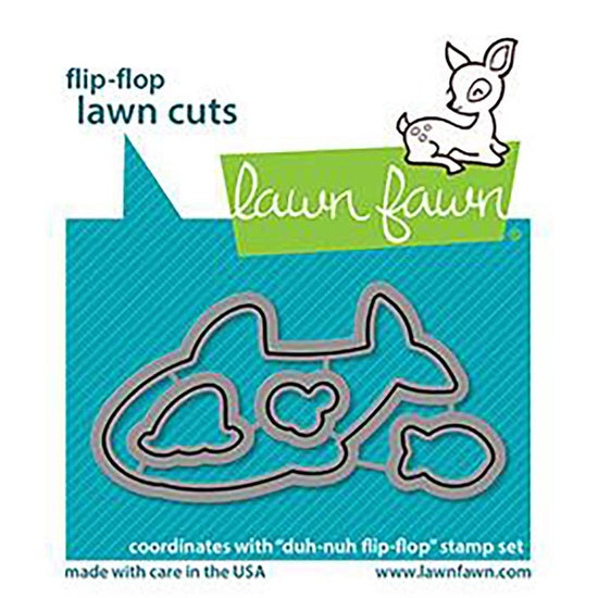 Lawn Fawn Duh-Nuh Flip-Flop Lawn Cuts Dies