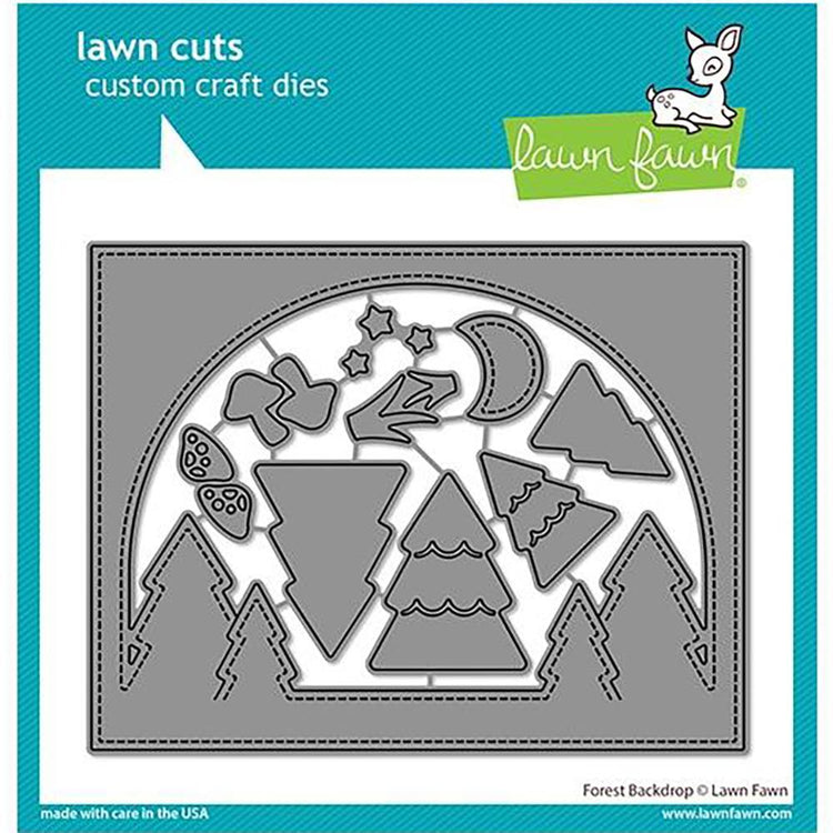 Lawn Fawn Forest Backdrop Lawn Cuts Dies