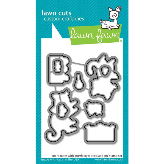 Lawn Fawn Fall & Winter 2021 Release Dies Purrfectly Wicked Add-On