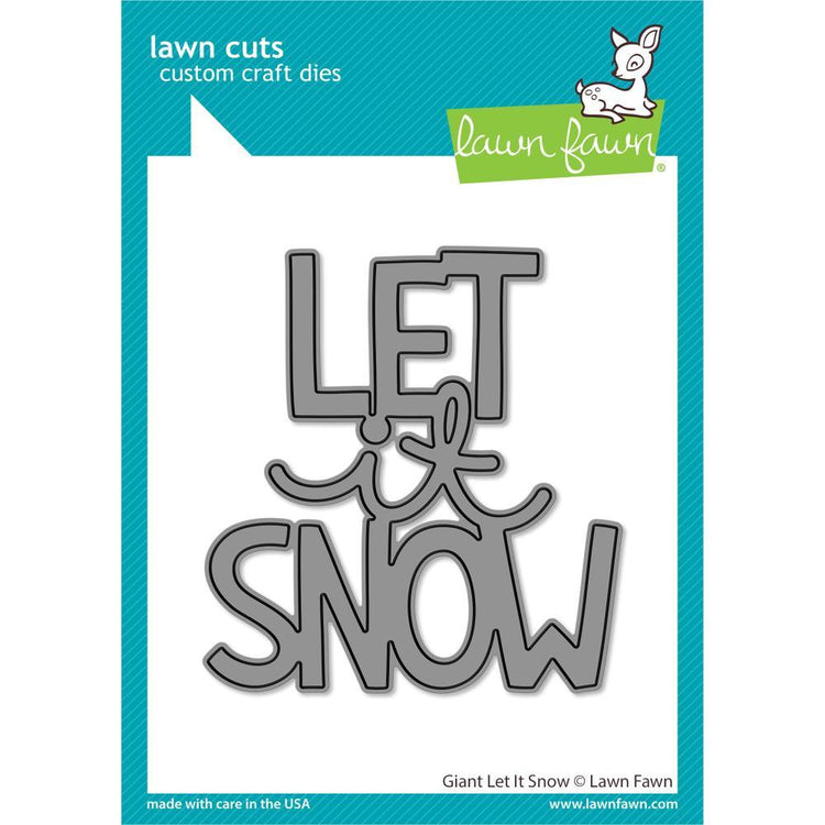 Lawn Fawn Fall & Winter 2021 Release Dies Giant Let It Snow
