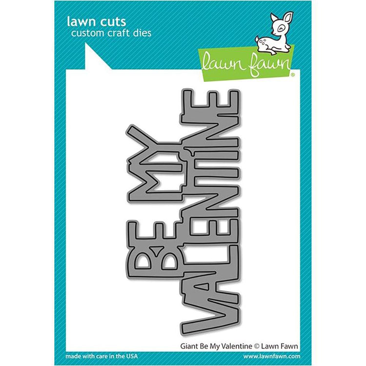 Lawn Fawn Valentines 2022 Lawn Cuts Dies Giant Be My Valentine