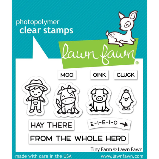Stamperia Lady Vagabond Lifestyle 2x3 Clear Stamps Tiny Farm