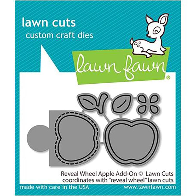 Lawn Fawn Fall & Winter 2022 Lawn Cuts Dies Reveal Wheel Apple Add-On