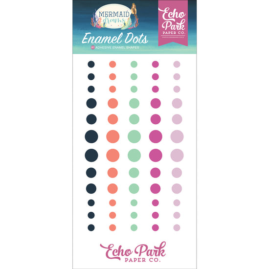 Echo Park Mermaid Dreams Enamel Dots