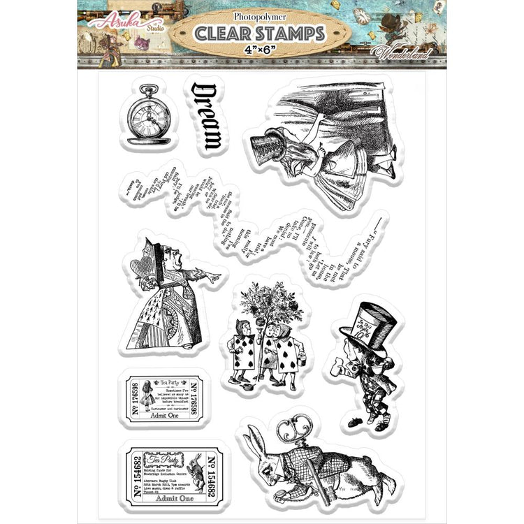 Asuka Studio Wonderland Clear Stamps No. 2