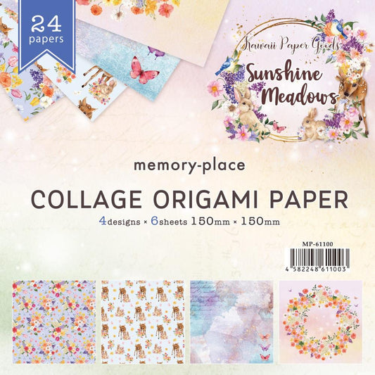 Memory Place Sunshine Meadows 6x6 Origami Paper