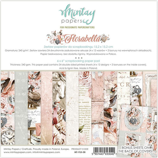 Mintay Florabella 6x6 Paper Pad