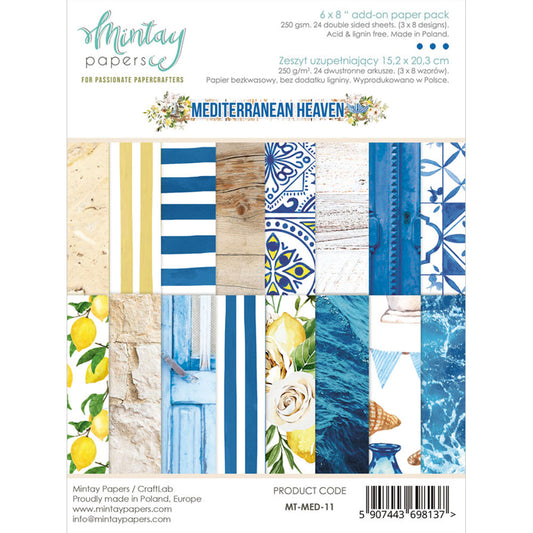 Mintay Mediterranean Heaven 6x8 Paper Pad