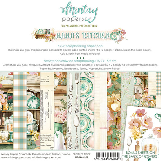 Mintay Nana's Kitchen 6x6 Paper Pad