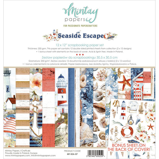 Seaside Escape 12x12 Paper Set