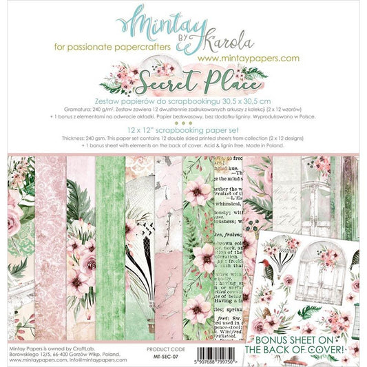 Mintay Secret Place 12x12 Paper Set