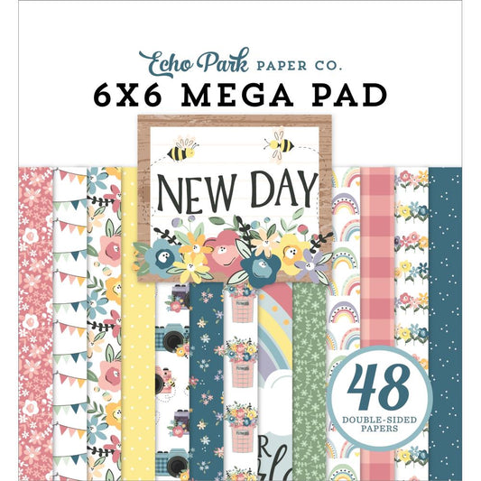 Echo Park New Day 6x6 Mega Paper Pad