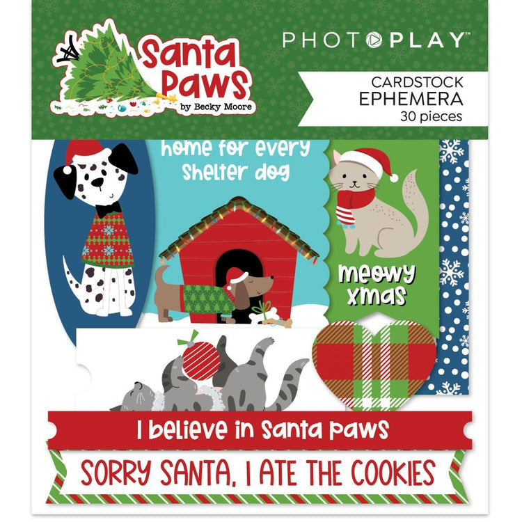 Santa Paws Ephemera - Dog & Cat