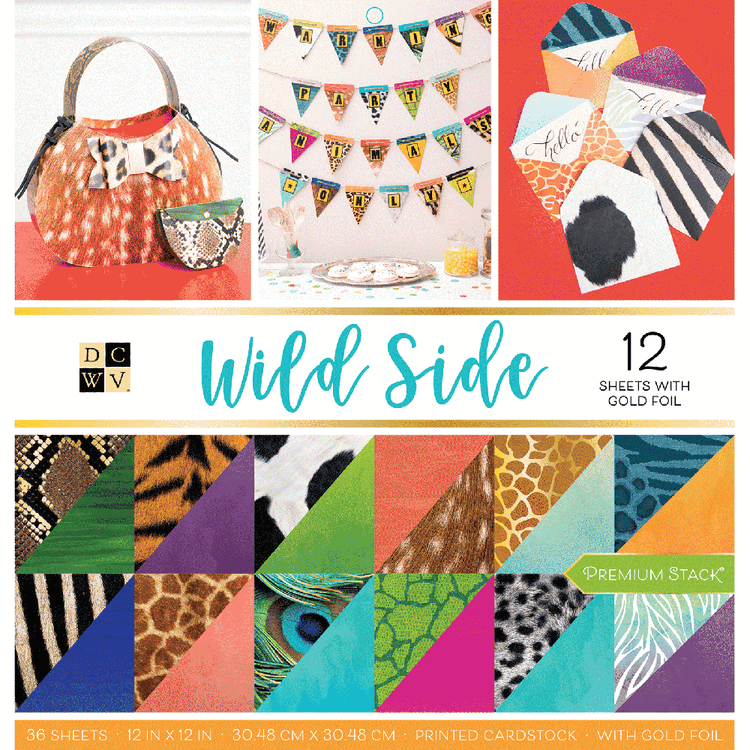 DCWV Wild Side 12x12 Paper Pad