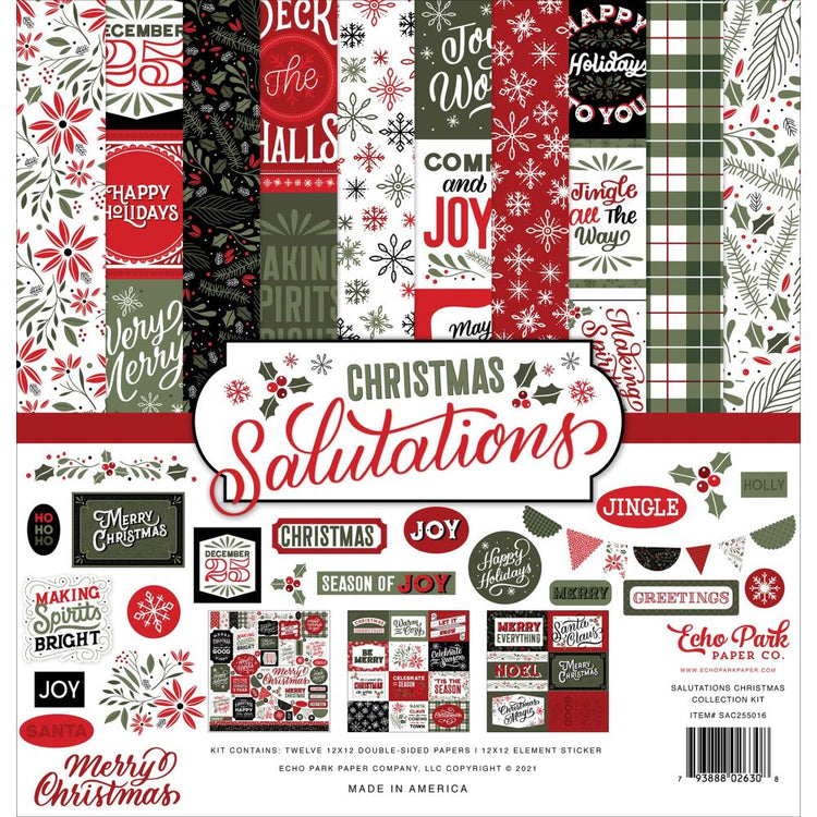 Christmas Salutations 12x12 Collection Kit