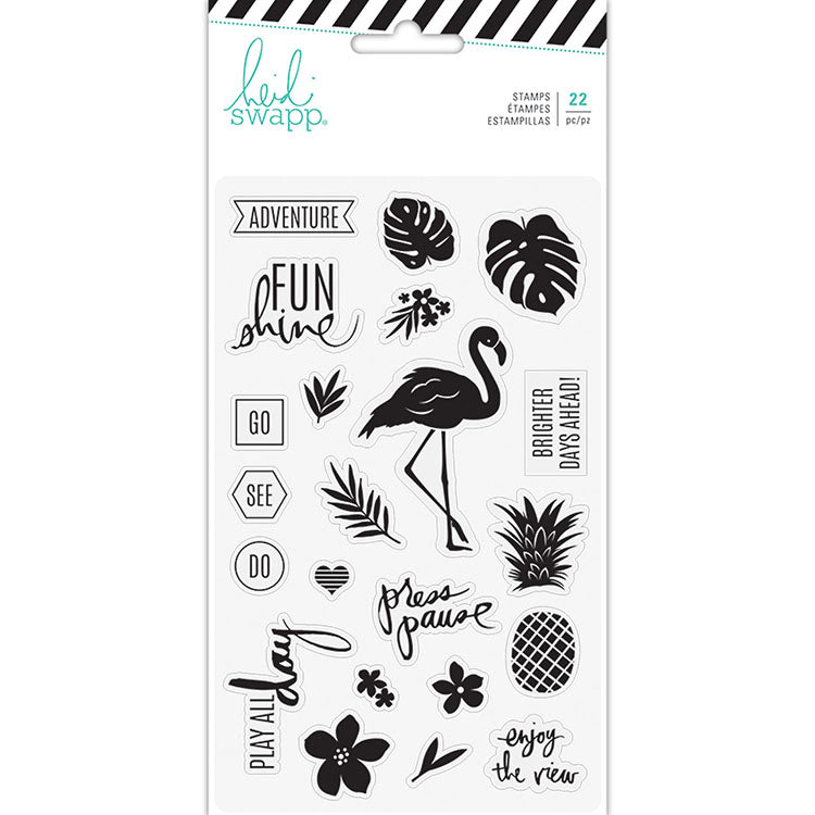 Heidi Swapp Pineapple Crush Clear Stamps