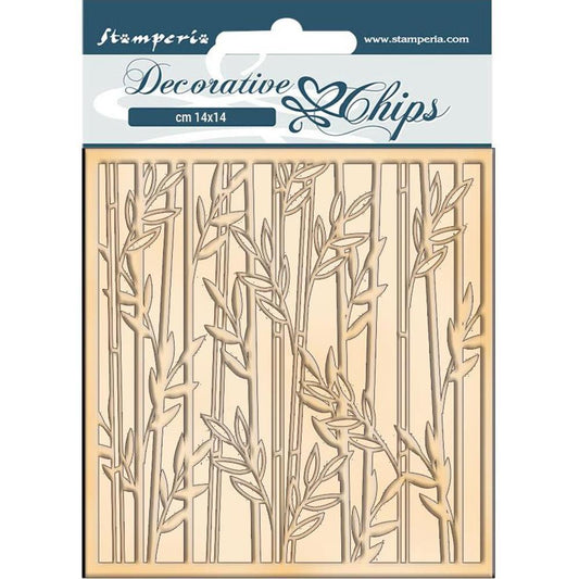 Stamperia Sir Vagabond In Japan Decorative Chips Bamboo