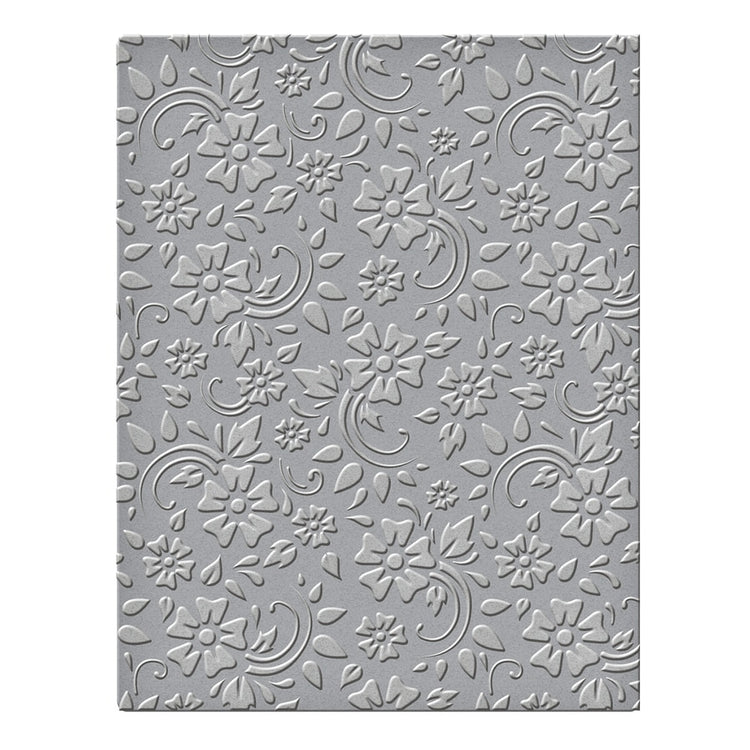 Flowers & Leaves Embossing Folder