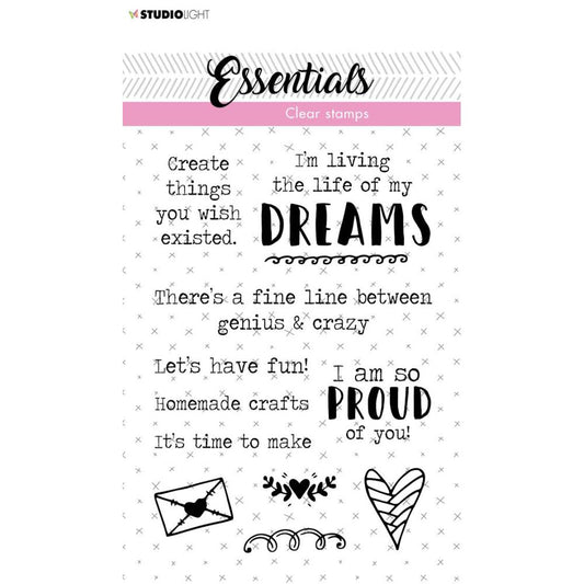 Essentials 4x6 Clear Stamps - NR. 520 Dreams