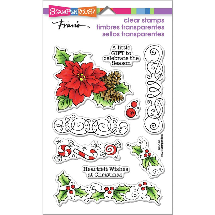 Christmas Frame 4x6 Clear Stamps