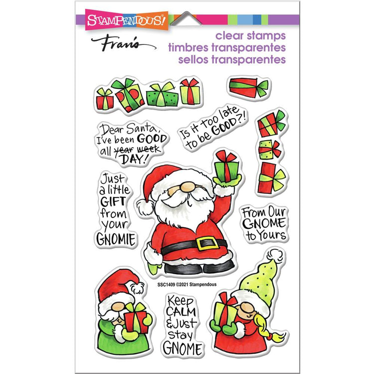 Santa Frame 4x6 Clear Stamps
